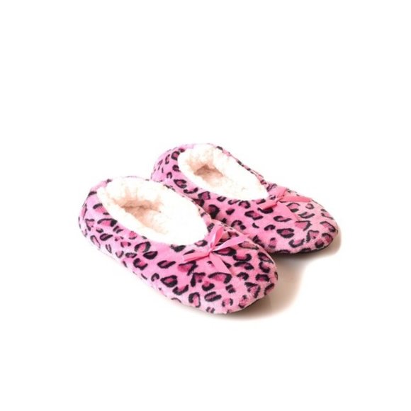 pink leopard print slippers